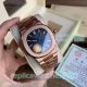 Cheapest Price Copy Patek Philippe Nautilus Blue Dial Rose Gold Men's Watch (2)_th.jpg